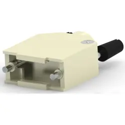 D-Sub connector housing, size: 1 (DE), straight 180°, cable Ø 4 to 13 mm, zinc die casting, silver, 1478762-9