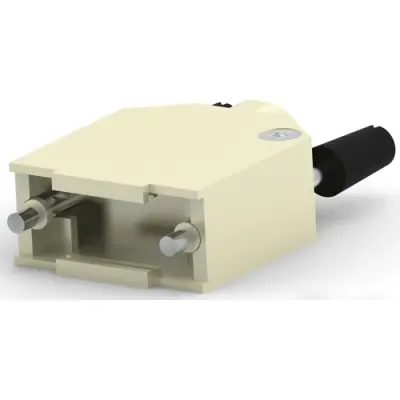 D-Sub connector housing, size: 1 (DE), straight 180°, cable Ø 4 to 13 mm, zinc die casting, silver, 1478762-9 - 1