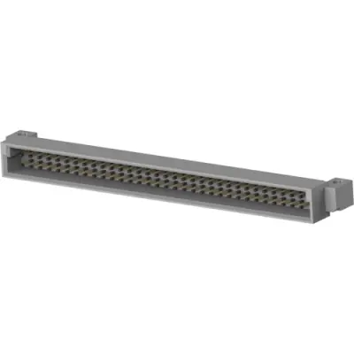Male connector, type B, 64 pole, a-b, pitch 2.54 mm, solder pin, angled, gold-plated, 536052-5 - 1