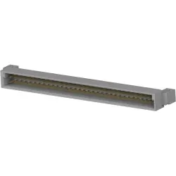 Male connector, type B, 64 pole, a-b, pitch 2.54 mm, solder pin, angled, gold-plated, 5536052-5