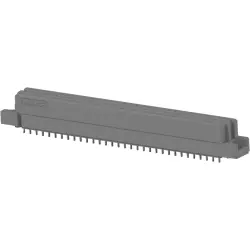Female connector, type C, 64 pole, AC, pitch 2.54 mm, solder pin, straight, gold-plated, 5650458-5