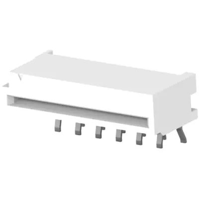 FPC connectors, 12 pole, 1 row, pitch 1.25 mm, solder pin, tin-plated, 1-84533-2 - 1