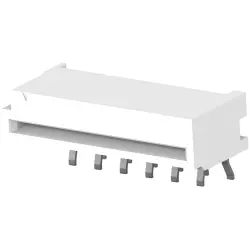 FPC connectors, 12 pole, 1 row, pitch 1.25 mm, solder pin, tin-plated, 1-84533-2