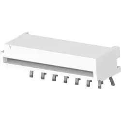 FPC connectors, 4 pole, 1 row, pitch 1.25 mm, solder pin, tin-plated, 84533-4