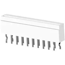 FPC connectors, 20 pole, 1 row, pitch 1 mm, solder pin, tin-plated, 2-84984-0