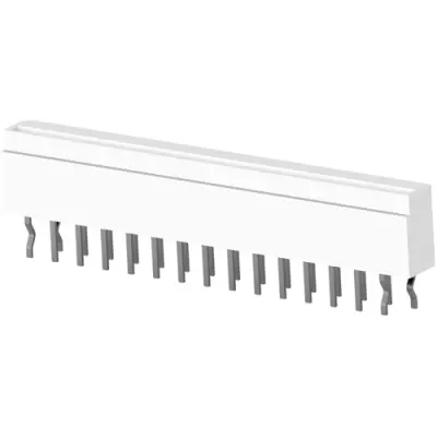 FPC connectors, 30 pole, 1 row, pitch 1 mm, solder pin, tin-plated, 3-84984-0 - 1