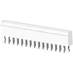 FPC connectors, 30 pole, 1 row, pitch 1 mm, solder pin, tin-plated, 3-84984-0