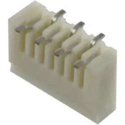 FPC connectors, 7 pole, 1 row, pitch 1 mm, solder pin, tin-plated, 84982-7