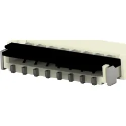 FPC connectors, 25 pole, 2 rows, pitch 0.3 mm, solder pin, gold-plated, 2-2328724-5