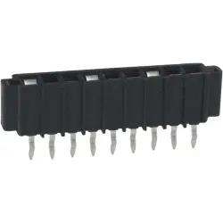FFC connector, 9 pole, 1 row, pitch 2.54 mm, solder pin, tin-plated, 5-520315-9