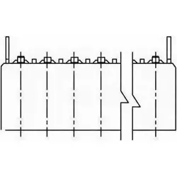 FFC connector, 5 pole, 1 row, pitch 2.54 mm, solder pin, tin-plated, 5-487508-4