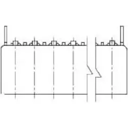 FFC connector, 6 pole, 1 row, pitch 2.54 mm, solder pin, tin-plated, 5-487508-5