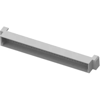 Female connector, type C, 96 pole, pitch 2.54 mm, straight, 1-533236-0 - 1