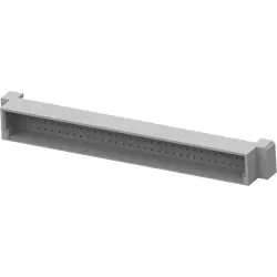 Female connector, type C, 96 pole, pitch 2.54 mm, straight, 533236-7