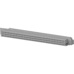 Female connector, type R, 120 pole, a-b-c, pitch 2.54 mm, solder pin, angled, tin-plated, 5650874-4