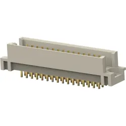 Male connector, 48 pole, a-b-c, pitch 2.54 mm, solder pin, straight, 2-1393659-6