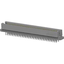 Male connector, type R, 64 pole, AC, pitch 2.54 mm, solder pin, straight, 5650934-5