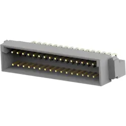 Male connector, type C, 32 pole, pitch 2.54 mm, solder pin, angled, 5650946-5