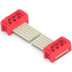 Connection cable, 150 mm, plug straight to plug straight, 0.081 mm², AWG 28, 1483351-2