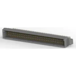 Male connector, 96 pole, a-b-c, pitch 2.54 mm, solder pin, angled, 5650473-5