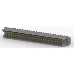 Male connector, type R, 96 pole, a-b-c, pitch 2.54 mm, straight, 5650889-5