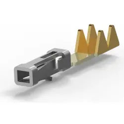 Receptacle, crimp connection, tin-plated, 2-487406-4