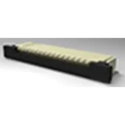 Connector, 18 pole, 1 row, pitch 1 mm, SMD, socket, tin-plated, 1-84953-8