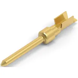 Pin contact, 0.2-0.6 mm², AWG 24-20, crimp connection, gold-plated, 205202-7