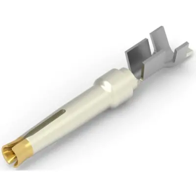 Receptacle, 0.2-0.6 mm², AWG 24-20, crimp connection, gold-plated, 1658537-2 - 1