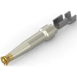 Receptacle, 0.08-0.2 mm², AWG 28-24, crimp connection, gold-plated, 1658538-1