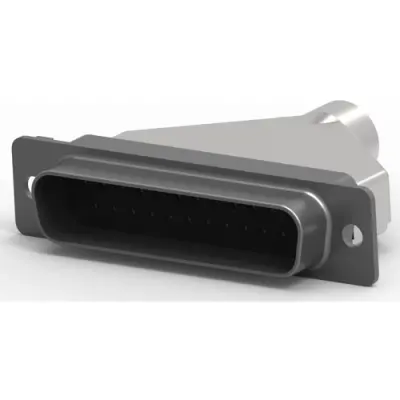 D-Sub plug, 25 pole, standard, unequipped, straight, crimp connection, 1658648-1 - 1