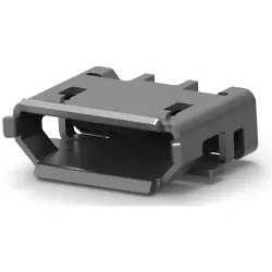 USB-Micro-B socket, 5 pole, USB 2.0, SMD, 1981568-1