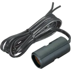 Connection cable, automotive jack to open end, 2 pole, 1.8 m, 0.75 mm², black, 67877000