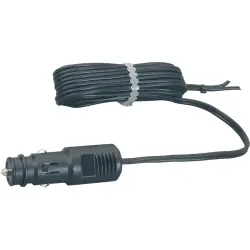 Connection cable, automotive plug to open end, 2 pole, 1.2 m, 2.5 mm², black, 67101284
