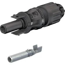MC4-Evo 2 jack, 4.0-6.0 mm², cable Ø 6.1 to 7.3 mm, 1.5 kV, 45 A, 32.0124P0001-UR