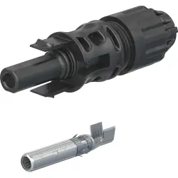 MC4-Evo 2 jack, 2.5 mm², cable Ø 4.7 to 6.4 mm, 1.5 kV, 39 A, 32.0310P0001