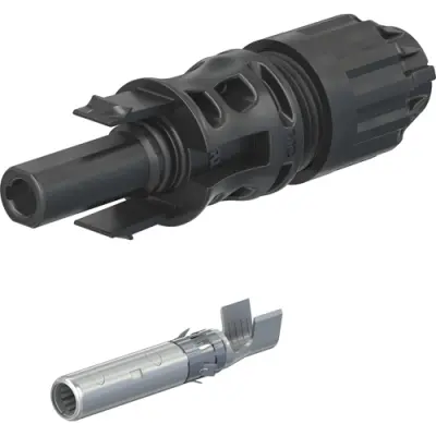MC4-Evo 2 jack, 10 mm², cable Ø 6.1 to 7.3 mm, 1.5 kV, 69 A, 32.0322P0001 - 1