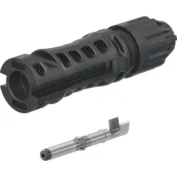 MC4-Evo 2 plug, 10 mm², cable Ø 6.4 to 8.4 mm, 1.5 kV, 69 A, 32.0325P0001