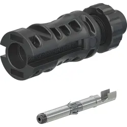 MC4-Evo 2 surface mount plug, 2.5 mm², 1.5 kV, 32 A, 32.0345P0001