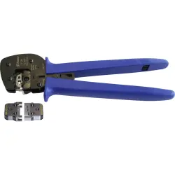 Crimping pliers for crimp contacts, with locator and crimping insert, 4.0-10 mm², Stäubli Electrical Connectors 32.6020-20100