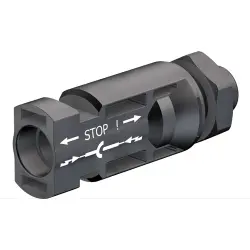MC4 surface mount plug, 4.0-6.0 mm², 1.25 kV, 39 A, 32.0079P0001-UR