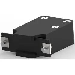 D-Sub connector housing, size: 2 (DA), straight 180°, angled 90°, cable Ø 8.13 mm, PP, black, 5207908-4