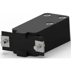 D-Sub connector housing, size: 1 (DE), straight 180°, angled 90°, cable Ø 4.06 mm, PP, black, 5207908-1