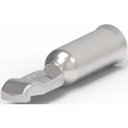 Tab, 34-35 mm², AWG 2, crimp connection, silver-plated, 1445995-1