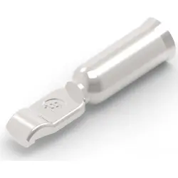 Tab, 21 mm², AWG 4, crimp connection, silver-plated, 1445996-1