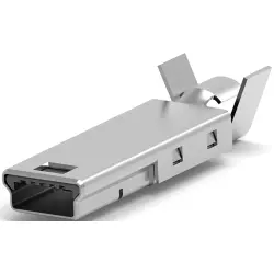 USB-Mini-B plug, 5 pole, USB 2.0, 1734205-1