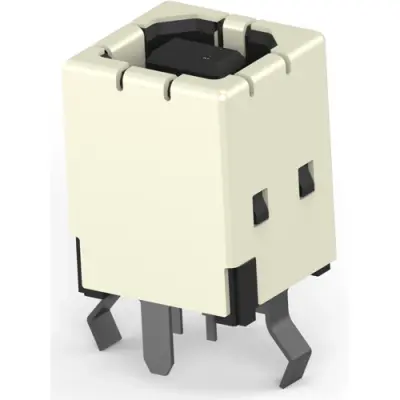 USB-B socket, 4 pole, USB 2.0, solder connection, 5788336-2 - 1