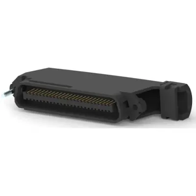 D-Sub plug, 50 pole, standard, equipped, straight, IDC connection, 5229912-1 - 1