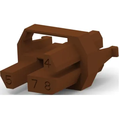 Coding pin for Z-Pack series, 100526-3 - 1