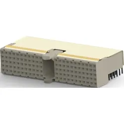 Female connector, 110 pole, pitch 3.7 mm, angled, 5352068-4